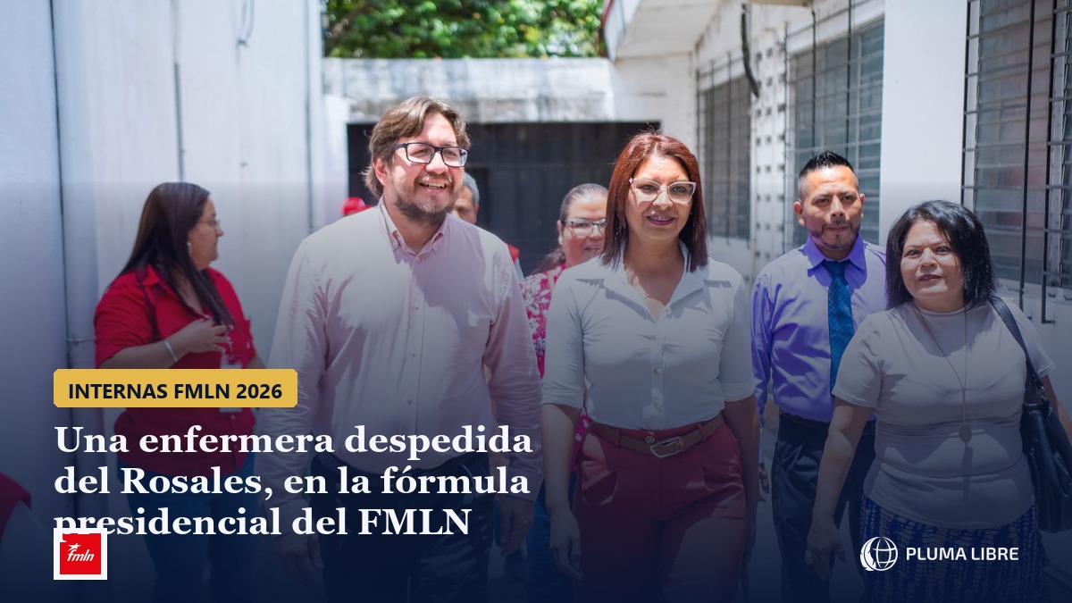 Rafael Aguirre y Madaí Santos, fórmula presidencial del FMLN
