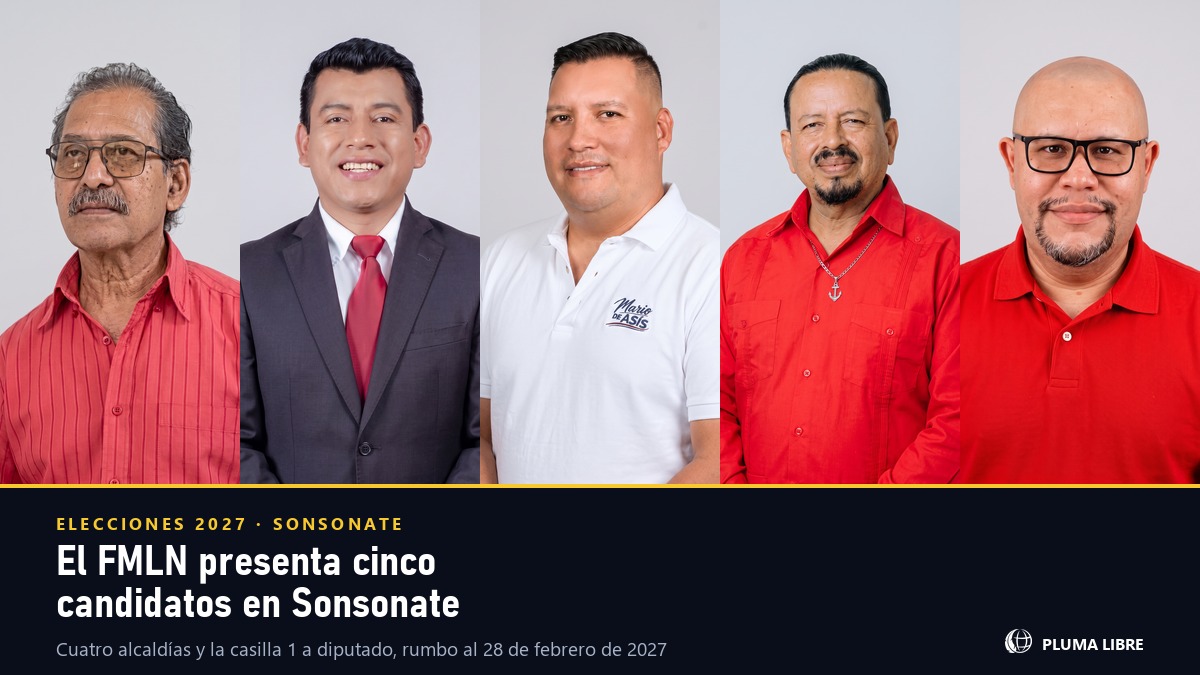 El FMLN presenta cinco candidatos en Sonsonate