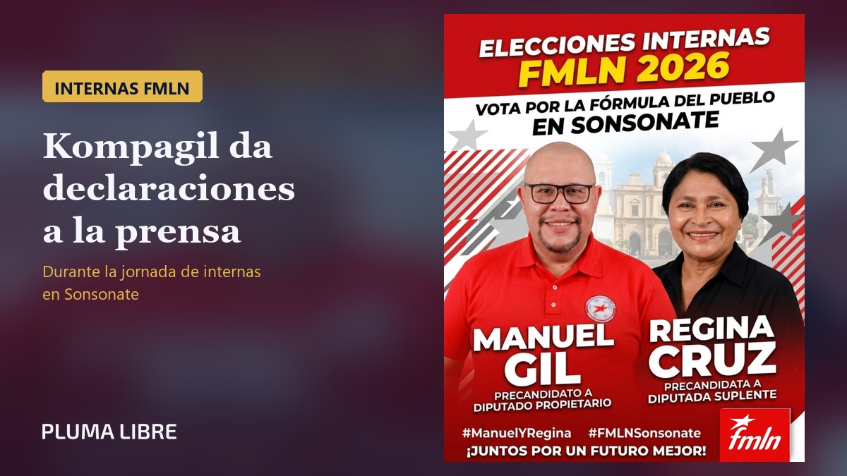 Manuel Gil, «El Kompagil», precandidato a diputado del FMLN por Sonsonate